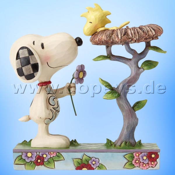 Peanuts / Jim Shore figurine from Enesco "Nest Warming Gift (Snoopy and Woodstock)" 4054079.