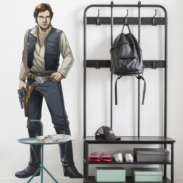 Star Wars Vlies Fototapete selbstklebend "Star Wars XXL Han Solo" 127cm x 196cm