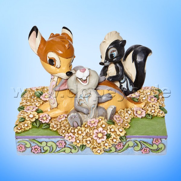 Disney Traditions - Childhood Friends (Bambi and Friends in Flowers) figurine by Jim Shore 6008318
