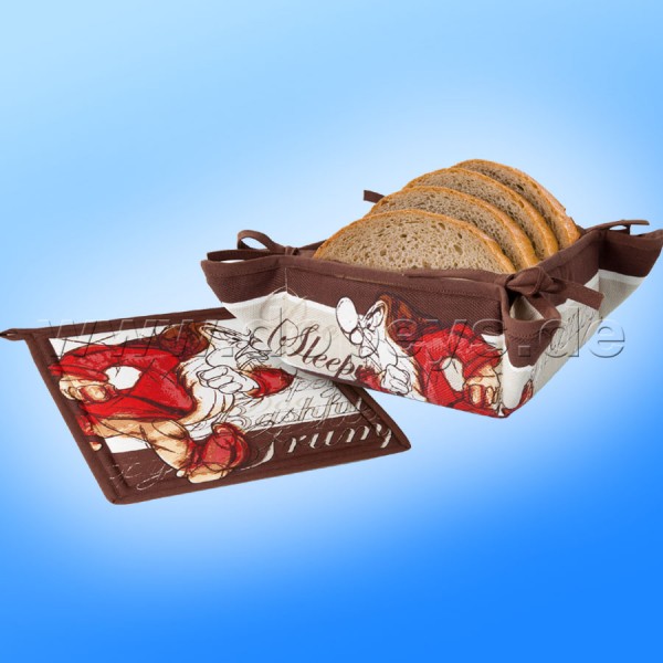 Disney Brotkorb und Untersetzer Set "Brummbär" im italienischen Design