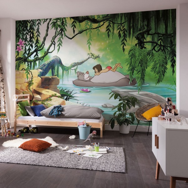 Disney Fototapete Das Dschungelbuch "Jungle book Swimming With Baloo"
