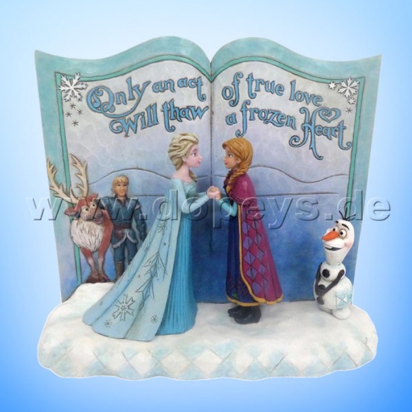 Disney Traditions / Jim Shore Figur von Enesco."Act of Love (Die Eiskönigin Märchenbuch)" 4049644.