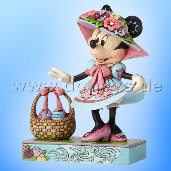 Disney Traditions / Jim Shore Figur von Enesco "Easter Finery (Minnie Maus mit Osterhäubchen)" 4055429.