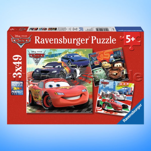 Disney Puzzles Cars "Weltweiter Rennspaß" von Ravensburger 09281