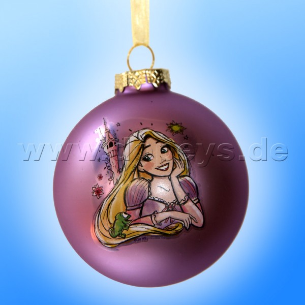 Kurt S. Adler - Princess "Rapunzel" Christmas Bauble purple DN01005-B