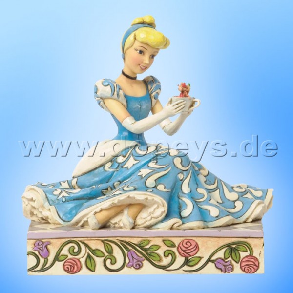 Disney Traditions / Jim Shore Figur von Enesco "Caring and Courageous (Cinderella mit Jaques und Karli)" 4037511.