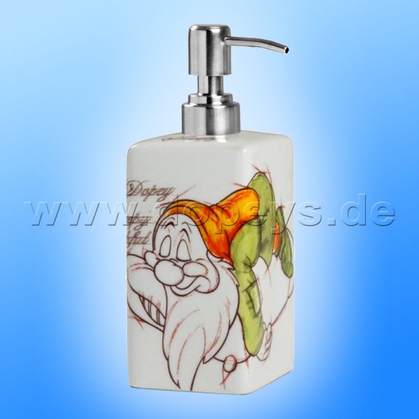 Disney Seifenspender aus Porzellan 7 Zwerge "Schlafmütze" im italienischen Design PWS93R/PI
