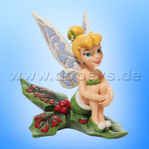 Disney Traditions -  (Tinker Bell Sitting on Holly) figurine by Jim Shore 6010874