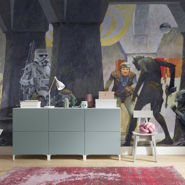 Star Wars Vlies Fototapete "Star Wars Classic RMQ Mos Eisley Streets"