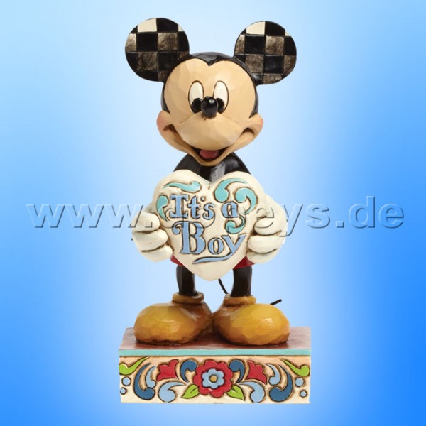 Disney Traditions / Jim Shore Figur von Enesco. "It's a Boy (Mickey Maus)" 4043663.