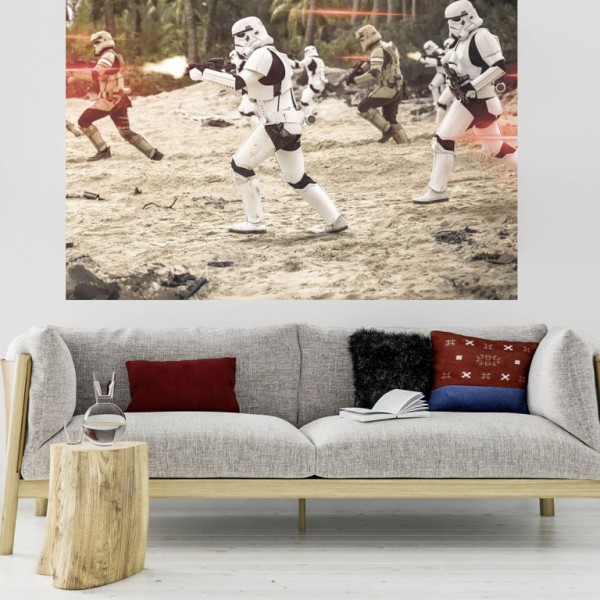 Star Wars Vlies Fototapete "Star Wars Imperial Strike" 2,00m x 1,50m