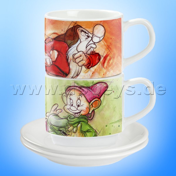 Disney Espresso Tassen 2er Set "Brummbär und Seppl" italienisches Design