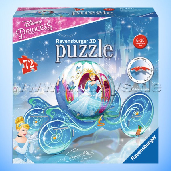Disney 3D Puzzle "Cinderella Kutsche" von Ravensburger 11823