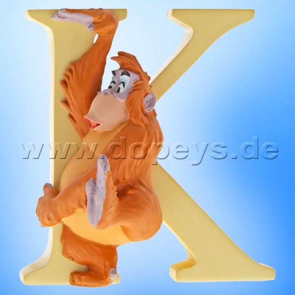Enchanting Disney Collection - Buchstabe "K" - King Louie Figur von Enesco A29556