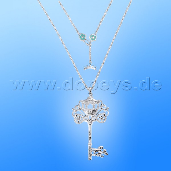 Disney Necklace - Key (Cinderella) in White Gold from Couture Kingdom 12100591