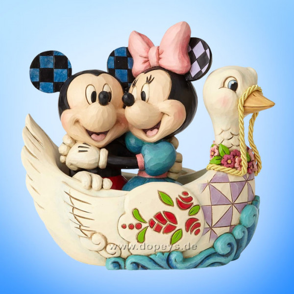 Disney Traditions / Jim Shore figurine from Enesco "Lovebirds (Mickey & Minnie in Swan)" 4059744