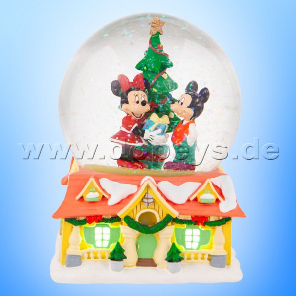 Disney Christmas - Mickey & Minnie Schneekugel (beleuchtet) von Department 56 6007135