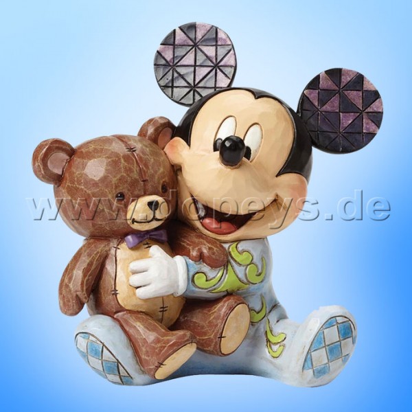 Disney Traditions / Jim Shore Figur von Enesco."Pyjama Pals (Baby's erste Mickey Maus)" 4046060.