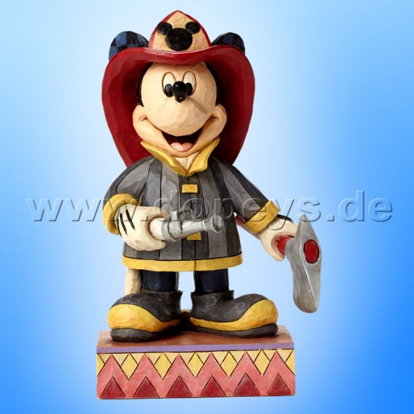 Disney Traditions / Jim Shore Figur von Enesco. "To The Rescue (Feuerwehrmann Mickey)" 4049632.