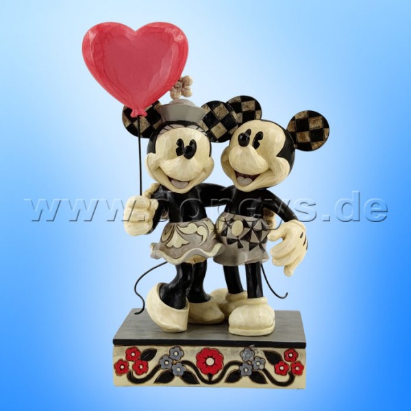 Disney Traditions - Love is in the Air (Mickey & Minnie mit Herzballon) von Jim Shore 6010106