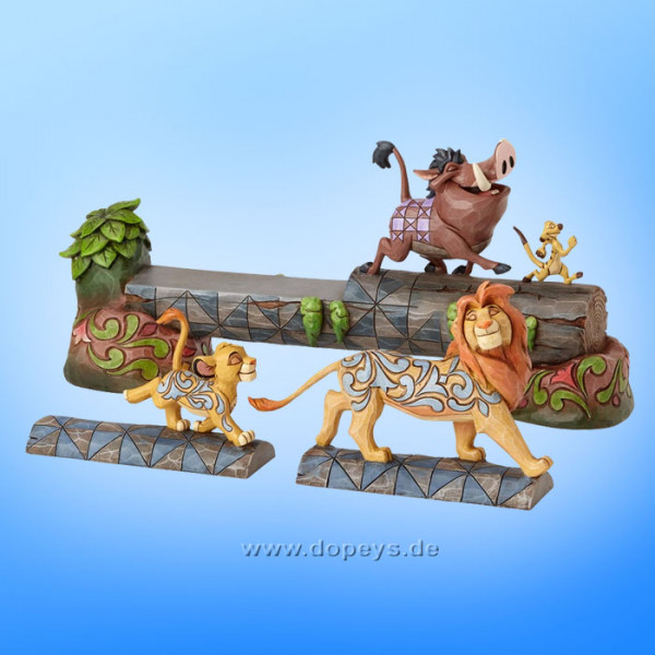 Disney Traditions / Jim Shore figurine from Enesco "Carefree Camaraderie (Simba, Timon, & Pumbaa)" 4057955