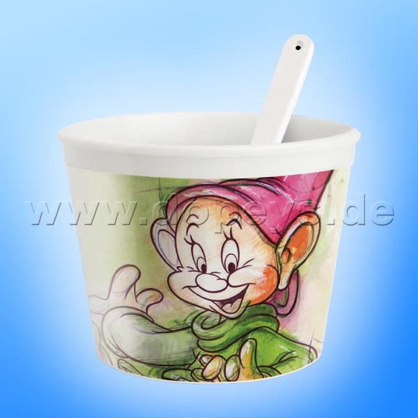 Disney Eisbecher mit Eislöffel "Seppl" im italienischen Design, 25 cl