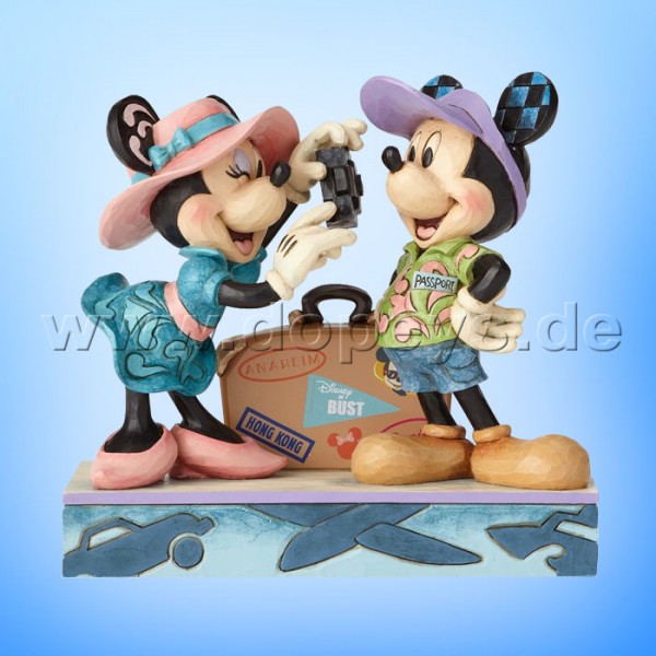 Disney Traditions / Jim Shore Figur von Enesco "Adventure Awaits (Mickey und Minnie als Reisende)" 4059731