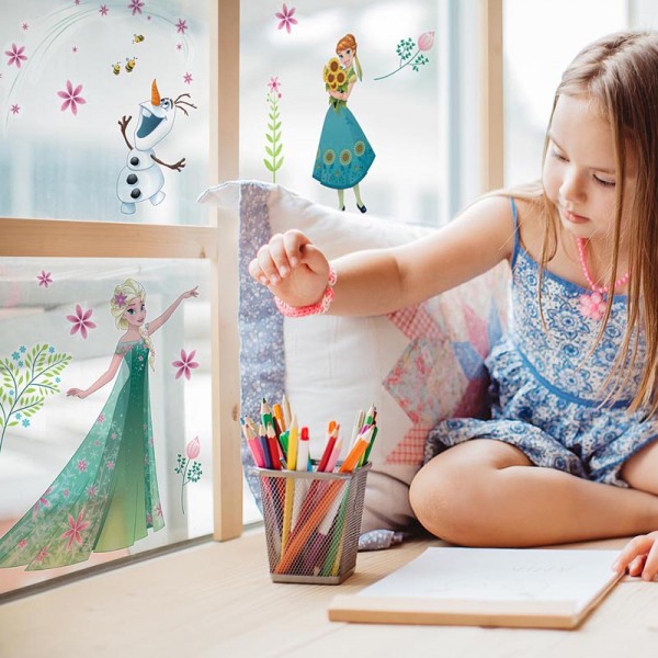 Disney Fensteraufkleber / Window-Sticker Die Eiskönigin "Frozen Flower"