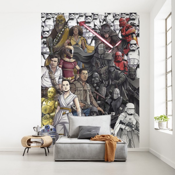 Star Wars Vlies Fototapete "Star Wars Retro Cartoon"