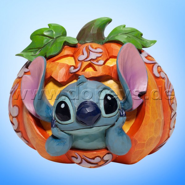 Disney Traditions - Stitch o’ Lantern (Stitch in Kürbis-Laterne) von Jim Shore 6007080