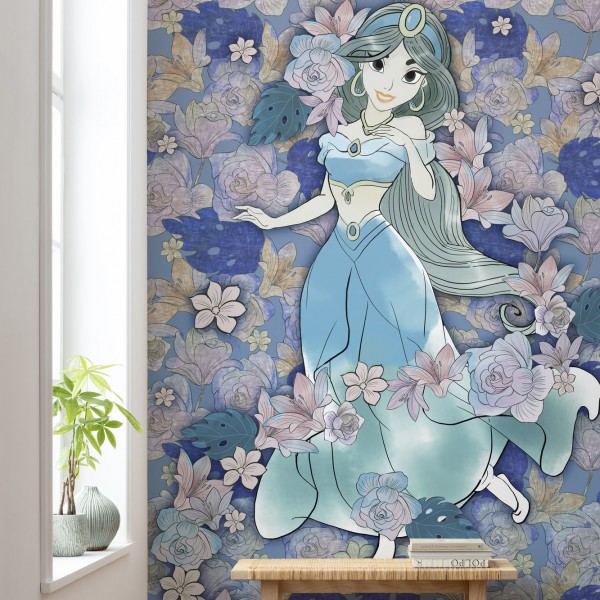 Disney Vlies Fototapete Aladdin "Jasmin Colored Flowers"