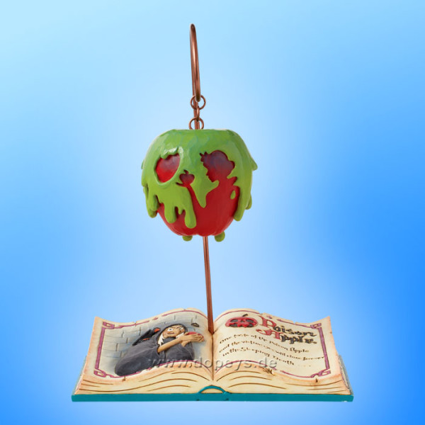 Disney Traditions Figur - Vergifteter Apfel Märchenbuch (Schneewittchen) (Apple-solutely Poisonous/Wicked) von Jim Shore 6016597