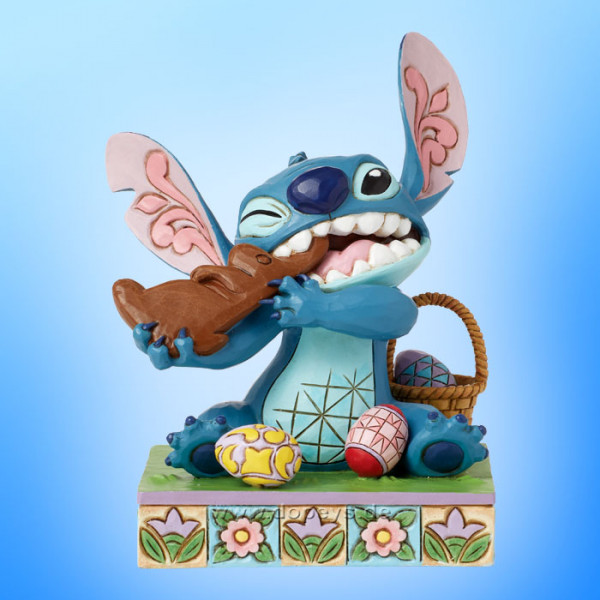 Disney Traditions Figur - Stitch isst einen Schoko-Osterhasen (Sugar Rush) von Jim Shore 6016333