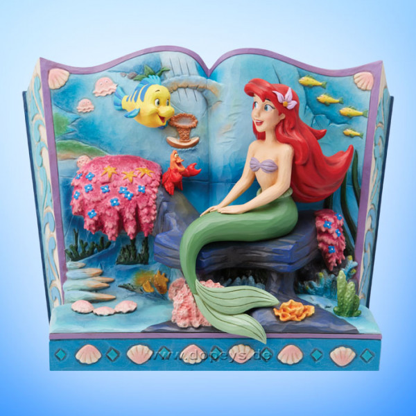 Disney Traditions - The Little Mermaid Storybook (A Mermaid's Tale) figurine by Jim Shore 6014323