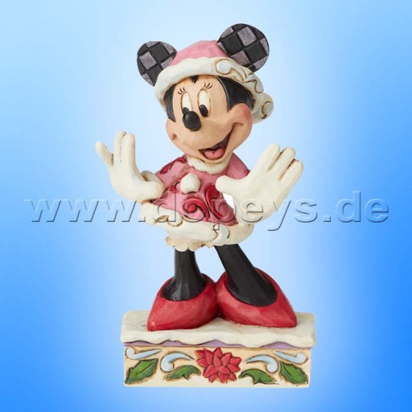 Festive Fashionista (Weihnachts-Minnie Maus Personality) Figur von Disney Traditions / Jim Shore - Enesco 6002843