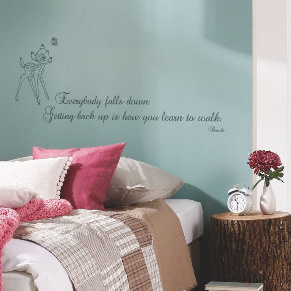 Disney Wandsticker / Wandaufkleber Bambi "Getting back up"