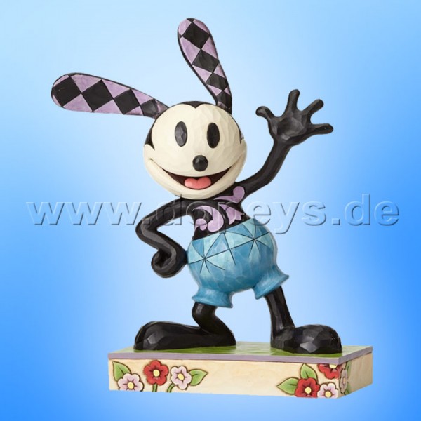 Disney Traditions / Jim Shore Figur von Enesco "The Lucky Rabbit (Oswald 90 Jahre Jubiläumsfigur)" 4055408.
