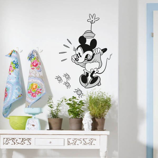 Disney Wandsticker / Wandaufkleber "Minnie Scream"