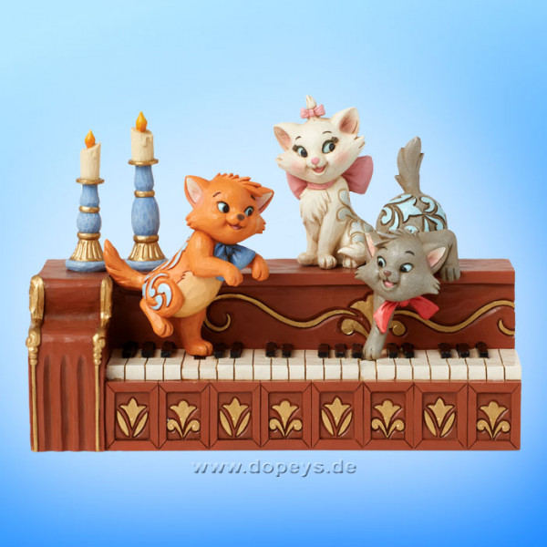 Disney Traditions Figur - Aristocats Kätzchen am Klavier (Paws at Play) von Jim Shore 6016349