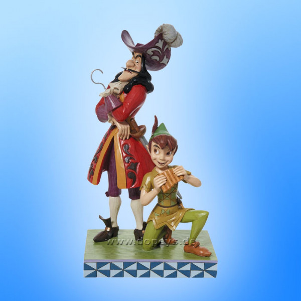 Disney Traditions Figur - Peter Pan & Hook, Gut gegen Böse (Devious and Daring) von Jim Shore 6011928