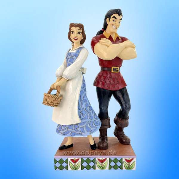 Disney Traditions - Belle & Gaston Figurine (Brilliant & Boorish) figurine by Jim Shore 6016342