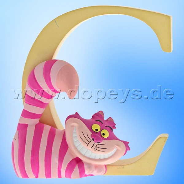Enchanting Disney Collection - Letter "C" - Cheshire Cat figurine by Enesco A29548