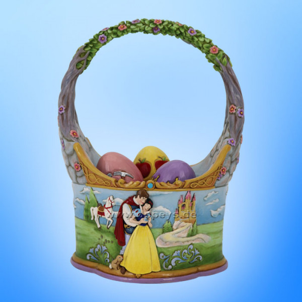Disney Traditions - Snow White and the Seven Dwarfs Easter basket with Eggs (The Tale That Started Them All) figurine by Jim Shore 6010105