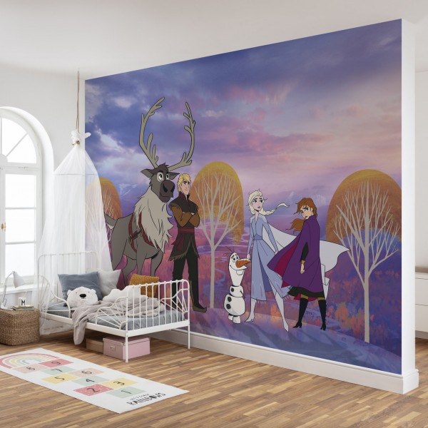 Disney Vlies Fototapete Die Eiskönigin "Frozen Autumn Forest"