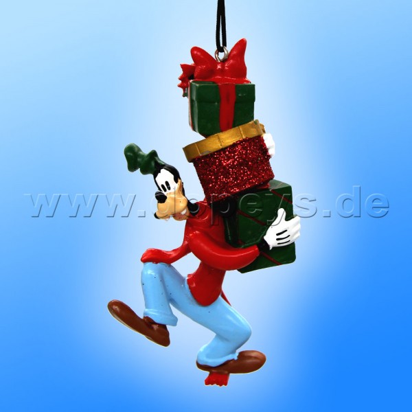 Kurt S. Adler - Disney "Happy Holidays" Goofy with Gifts Hanging Ornament DN37056