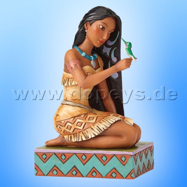 Disney Traditions / Jim Shore Figur von Enesco "Free and Fierce (Pocahontas mit Vogel)" 4056128.