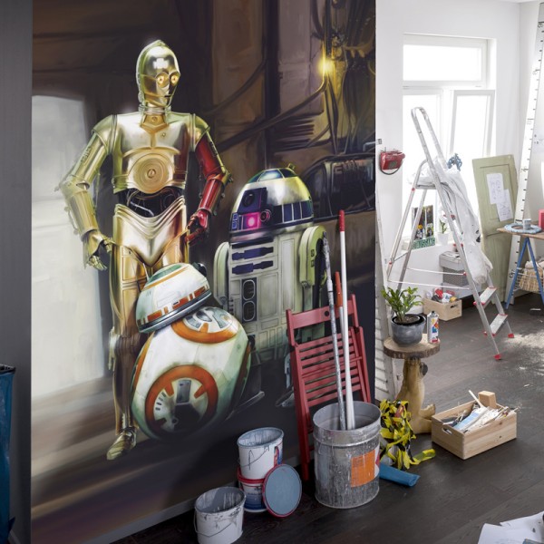 Star Wars Fototapete "Star Wars Three Droids"