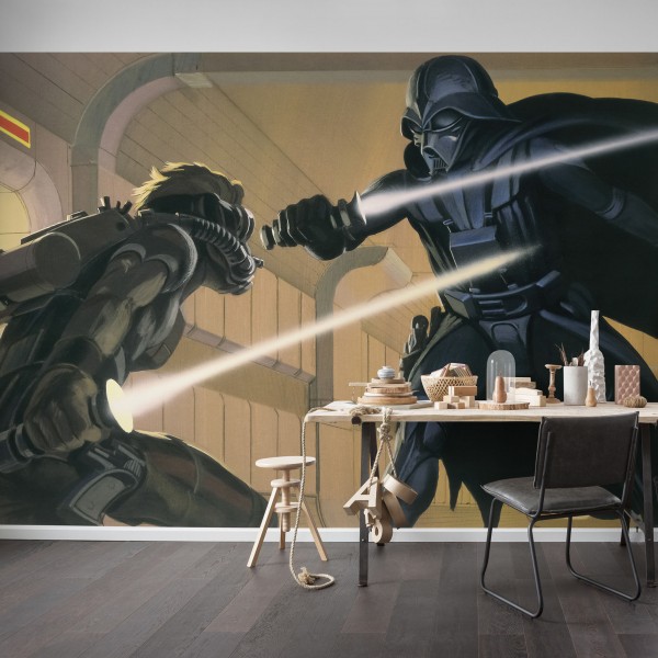 Star Wars Vlies Fototapete "Star Wars Classic RMQ Vader vs Luke"