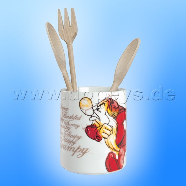 Disney Serviettenständer / Serviettenhalter 7 Zwerge "Brummbär" im italienischen Design PWS14T/BR