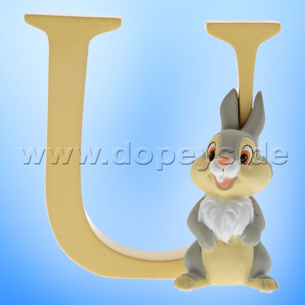 Enchanting Disney Collection - Letter "U" - Thumper figurine by Enesco A29566